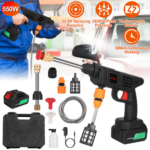 Cordless pressure washer kit